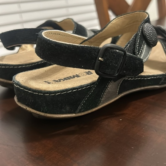 Romika Black & Silver Leather Comfort Walking Strappy Sandals EU Size 38 - Picture 3 of 16